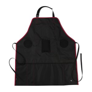Additional Image 1 - a black apron with a strap