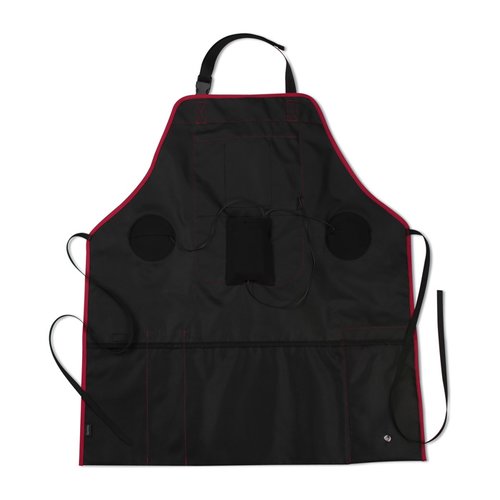 Additional Image 1 - a black apron with a strap