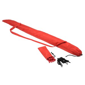 Additional Image 1 - a red pen case with a black cord
