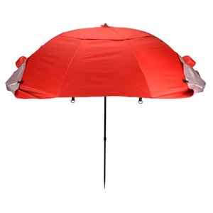 Additional Image 4 - a red umbrella with a white background