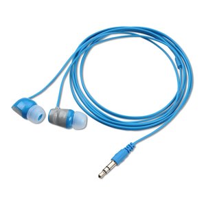 Additional Image 2 - a blue earbuds on a white background