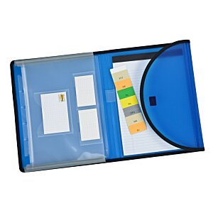 Additional Image 2 - a blue folder with a blue cover