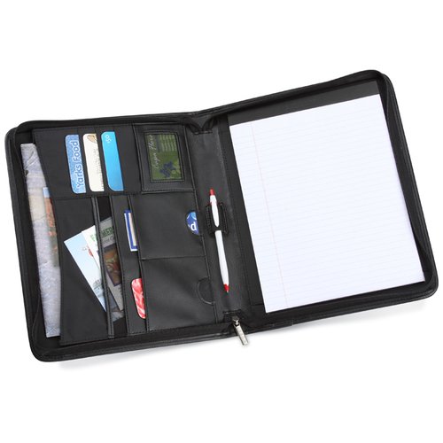 Additional Image 3 - a black and white folder with a white paper inside