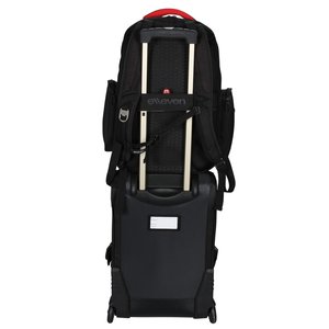 Additional Image 1 - a black baby stroller with straps