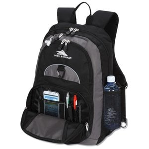 Additional Image 3 - a black backpack with a white background