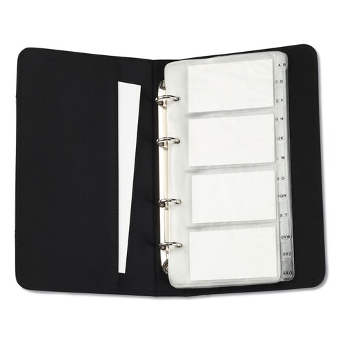 Additional Image 1 - a black folder with white paper inside