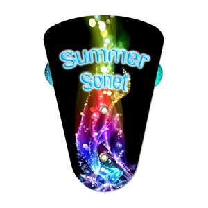 Additional Image 2 - a black cone with colorful lights