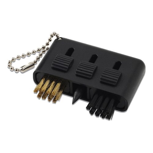 Additional Image 1 - a black electrical outlet with four plugs