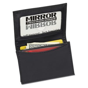 Additional Image 1 - a black folder with a pen in it