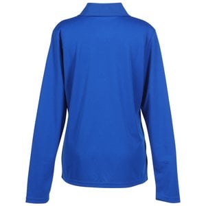 Additional Image 1 - a blue long sleeved shirt
