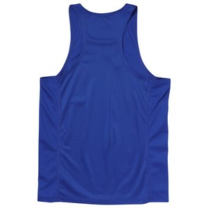 Additional Image 1 - a blue tank top on a white background
