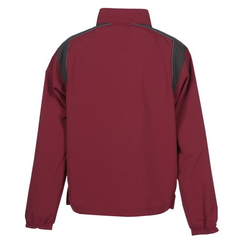 Additional Image 1 - a red jacket with black stripes
