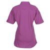 View Image 2 of 2 of Soft Stretch Pique Button Front Shirt - Ladies'