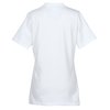 View Image 2 of 2 of Essential Ring Spun Cotton T-Shirt - Ladies' - White - Embroidered