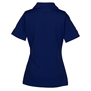 Additional Image 1 - a back view of a blue shirt