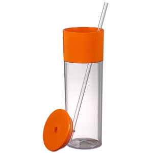 Additional Image 1 - a plastic bottle with a straw