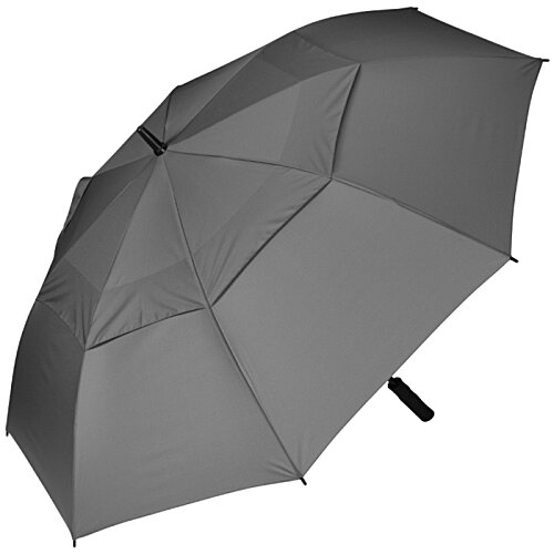Additional Image 1 - a black umbrella with a white background