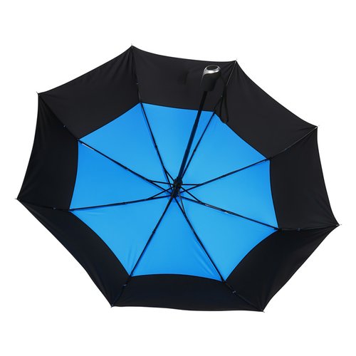 Additional Image 3 - a blue and black umbrella