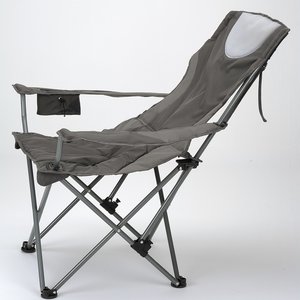 Additional Image 6 - a grey folding chair with a white background