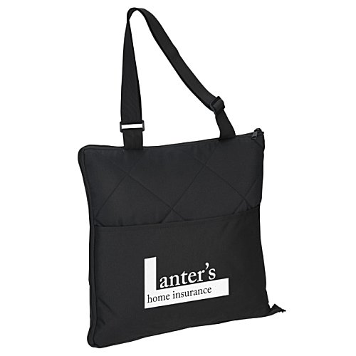Additional Image 2 - a black bag with a white logo