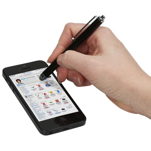 Additional Image 1 - a hand holding a stylus on a cell phone