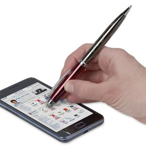 Additional Image 1 - a hand holding a stylus on a cell phone