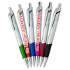 a group of pens in a fan