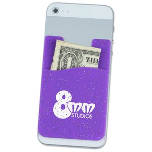 Additional Image 2 - a cell phone with a purple cover