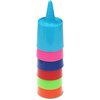 Additional Image 3 - a blue bottle with colorful objects