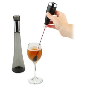 Additional Image 4 - a hand holding a black device to a glass of wine