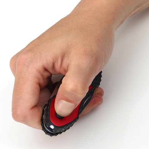 Additional Image 2 - a hand holding a red and black object