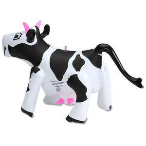 Additional Image 1 - a black and white cow toy