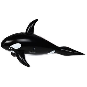 Additional Image 1 - a black whale on a white background
