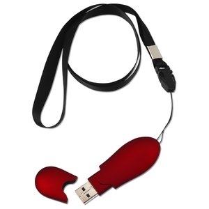 Additional Image 5 - a red and black object with a strap