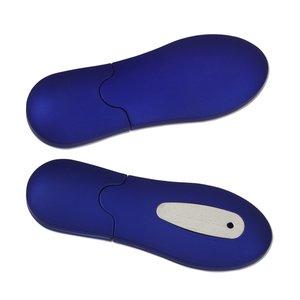 Additional Image 2 - a pair of blue insoles