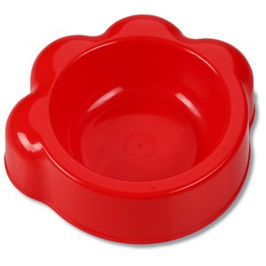 Additional Image 2 - a red bowl with a flower shape