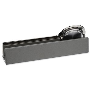 Additional Image 2 - a grey box with a black object on it