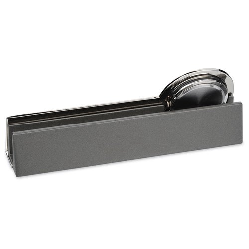 Additional Image 2 - a grey box with a black object on it