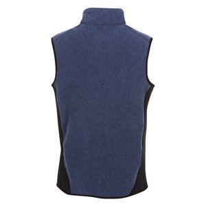 Additional Image 1 - a blue vest with black trim