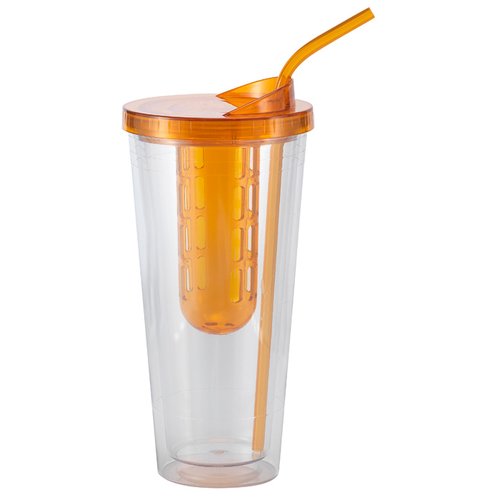 Additional Image 2 - a plastic cup with a straw