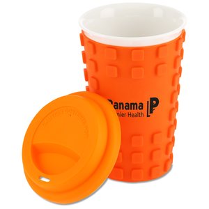 Additional Image 3 - an orange cup with a lid