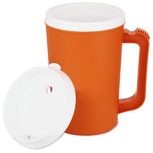 Additional Image 1 - a orange mug with a lid