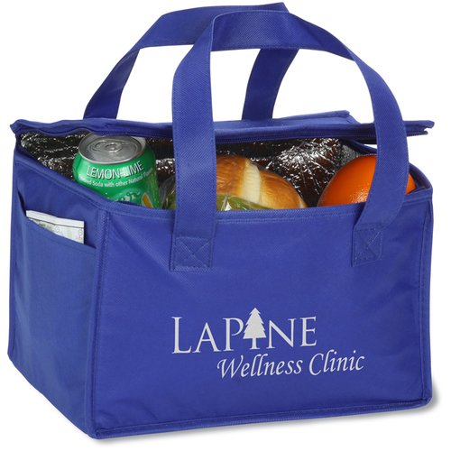 Additional Image 2 - a blue bag with food in it