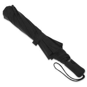 Additional Image 1 - a black umbrella with a strap