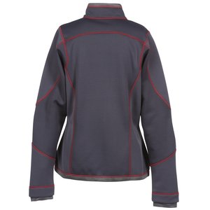Additional Image 1 - a back view of a black jacket
