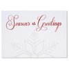 View Image 3 of 4 of Embossed Snowflake Greeting Card