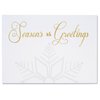 View Image 4 of 4 of Embossed Snowflake Greeting Card
