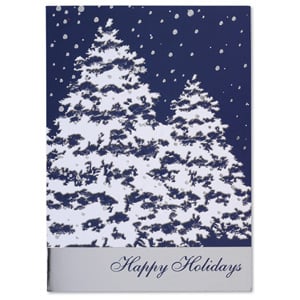 Additional Image 2 - a card with trees and snow