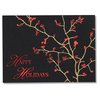 View Image 2 of 4 of Red Berries Holiday Greeting Card