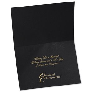 Additional Image 2 - a black card with gold text